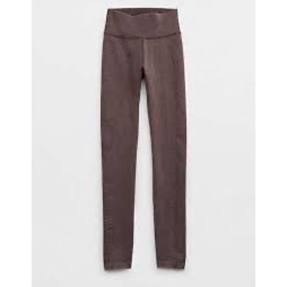 Offline by Aerie Real Me Ribbed Leggings Brown Seamless High Waist Size M